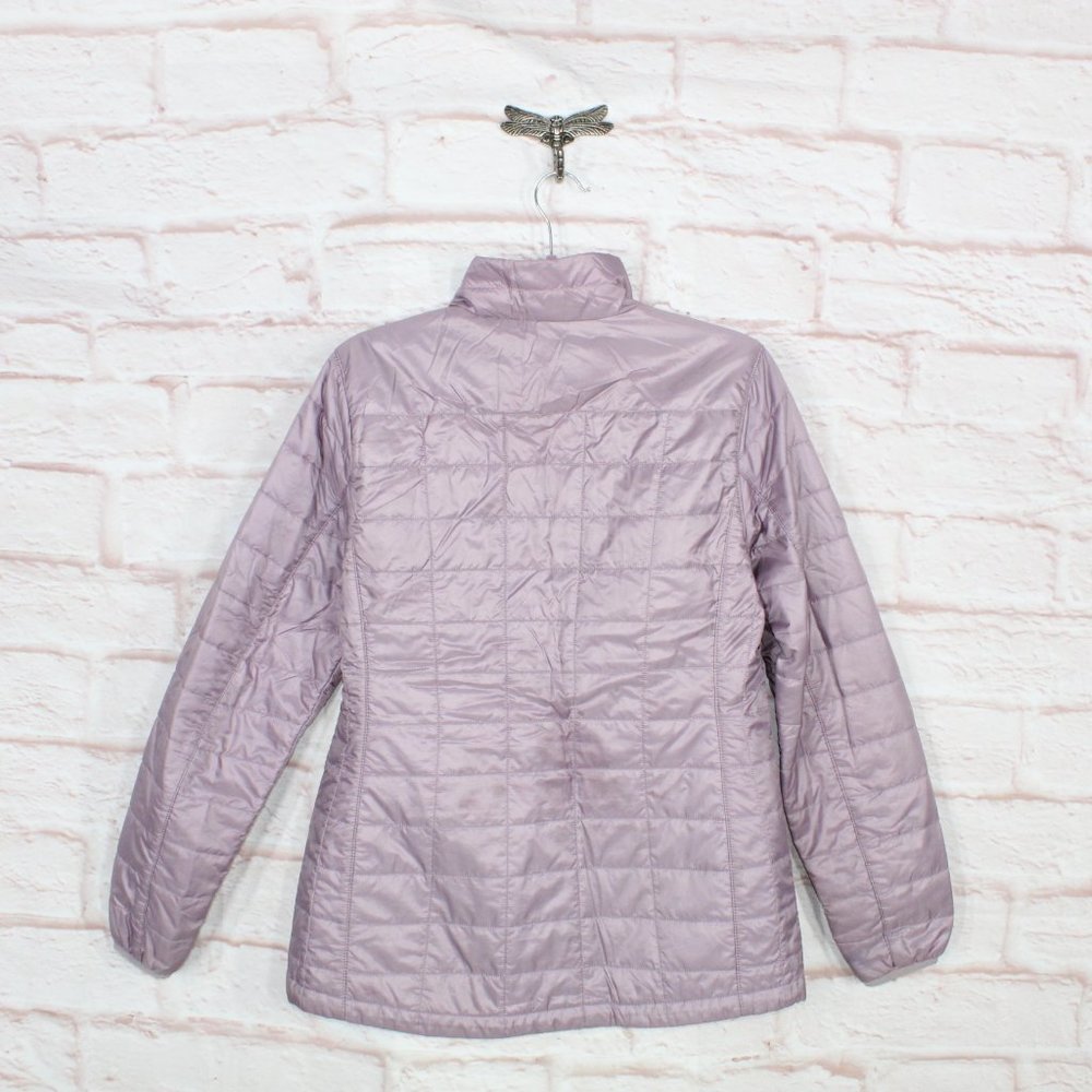 LL Bean Purple Polyester Zip Up Insulated Quilted Jacket Size M - Picture 4 of 9